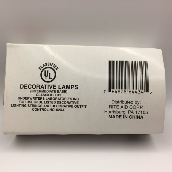 Christmas C9 Replacement Bulbs Set 12 Tree Lights Red Blue Green 4 Each - Picture 7 of 10